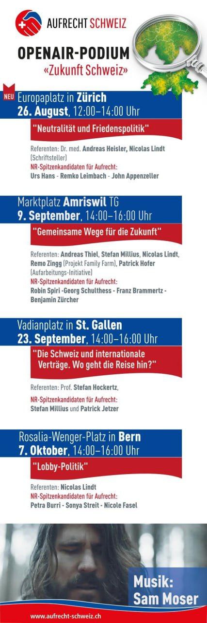 OPENAIR-PODIUM «Zukunft Schweiz» - 09.09.2023